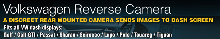 Scenic Group supply and fit high standard reverse parking camera solutions for all VW vehicles.
